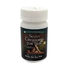 Seven Treasures For Hair Teapills - (Qi Bao Mei Ran Wan) 200 Caps