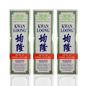 Kwan Loong Medicated Massage Oil for Pain Relieving 2 oz. – Menthol Oil
