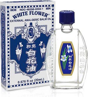 White Flower External Analgesic Balm Oil 20ml/ 0.676fl Oz (1 bottle)