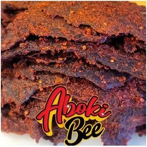 AbokiBee Kilishi - "Spicy Barbecue" African Nigerian Suya, Beef Jerky 2.7oz